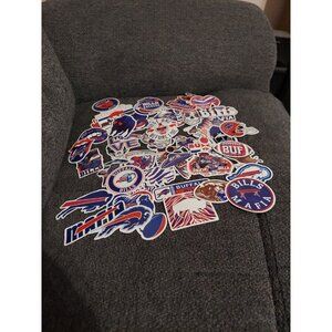 50 Buffalo Bills Stickers | Water Bottles Laptops Cell Phones NEW